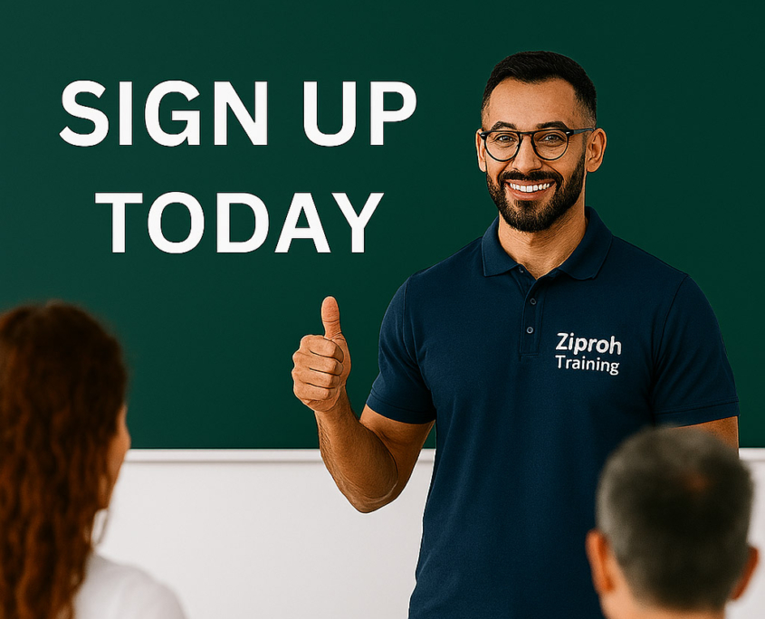 Ziproh Training - Sign up
