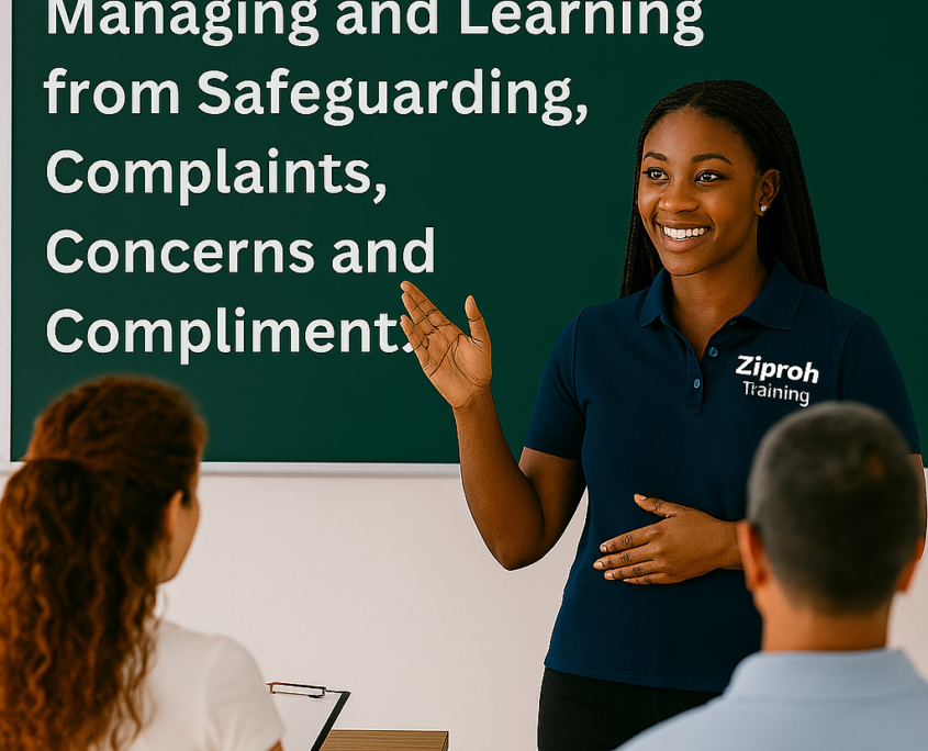 Ziproh Training - Managing and Learning from Safeguarding, Complaints, Concerns and Compliments